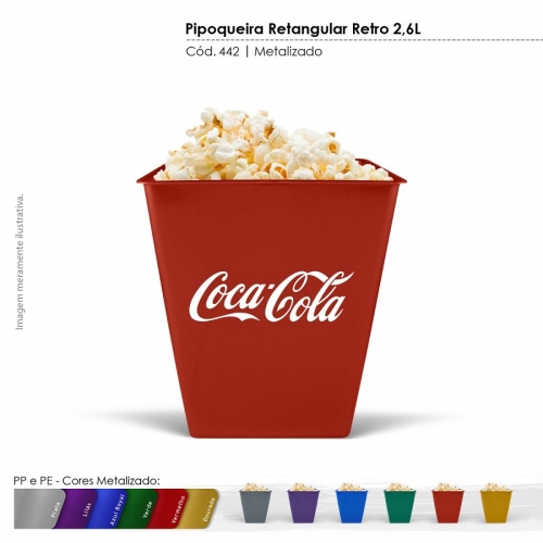 Balde de Pipoca 2,6L
